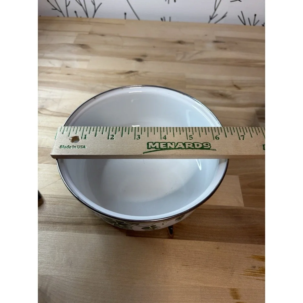 Lincoware Callaway Metals Bowl Set, White Green, 6.5